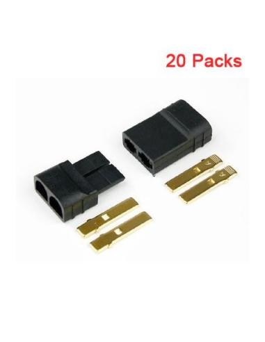Traxxas - 20 Parejas conectores