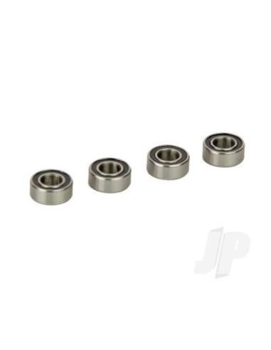 Ball Bearing, 5x10x4mm Rubber Shield (4)