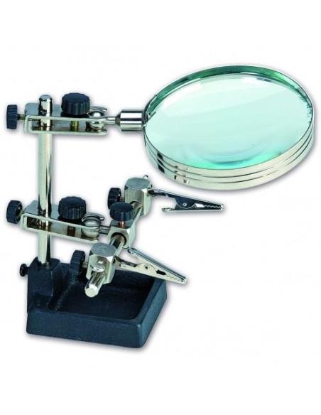 Brazo articulado con lupa de 90mm