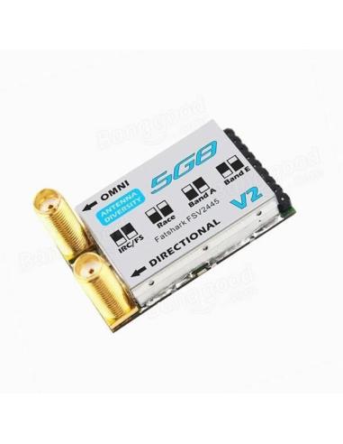 Fat Shark 5G8 32ch Race Band witch dual SMA V2 RPV Receiver
