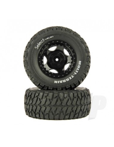 Tire and Wheel, Assembled, Black,...
