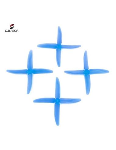 Hélice cuatripala DALPROP Q5040 - Azul Transparente (4u)