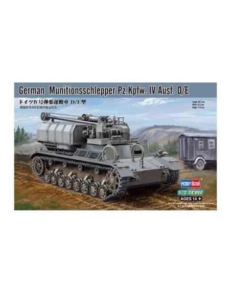 German Munitionsschlepper Pz.Kpfw. IV Ausf. D/E 1/72 HobbyBoss