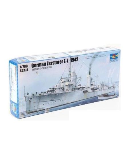 German Zerstorer Z-7 1942 Trumpeter 1/700