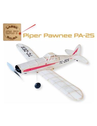 Piper Pawnee PA-25 - Maqueta madera para lanzar con goma.