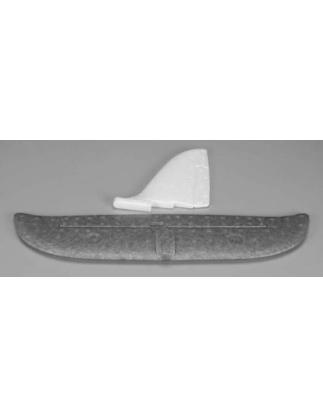 Cola del avión Easystar de Multiplex (en gris)