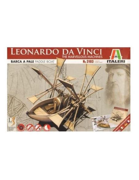 Maqueta Barca a Pale de Leonardo Da Vinci Italeri