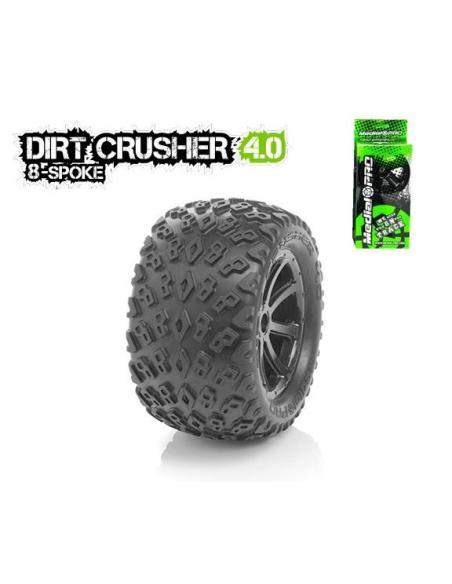 Neumáticos Medial PRO Crusher 4.0 Black Rims 17mm Wheel 1/8. (2u)