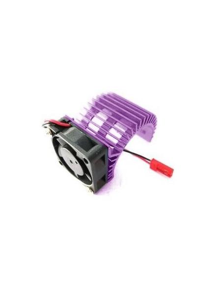 Refrigerador aluminio para motores 540 con ventilador (Púrpura)