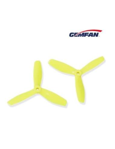 Hélice 5 x 4.5 Tripala Gemfan 5045BN AM Fluor (4u)