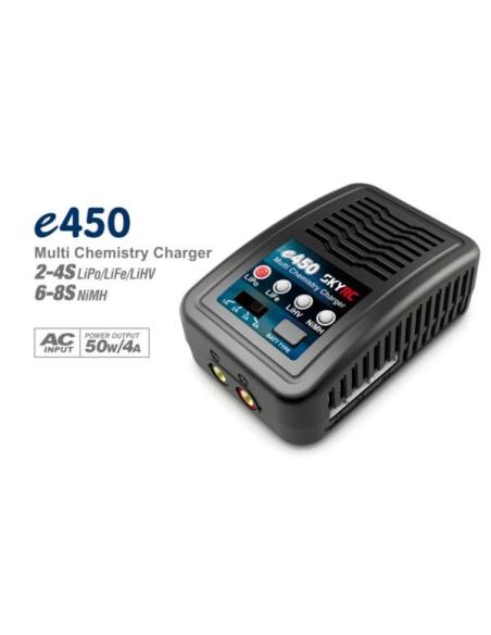 Cargador SKYRC e450 NiMh/LiPo/LiFe/LiHV 50W
