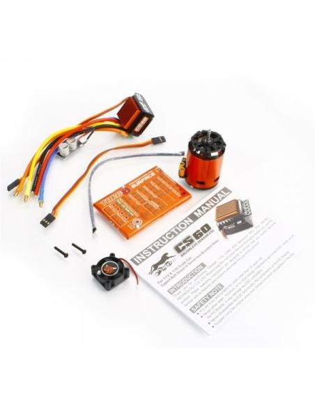Combo CHEETAH 60A SENSORED 1/10 ESC 60A MOTOR BL3250KV/10.5T/2P