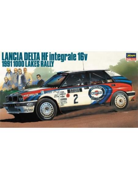 Lancia Delta HF Integrale 16v 1991 1000 Lakes Rally 1/24 Hasegawa