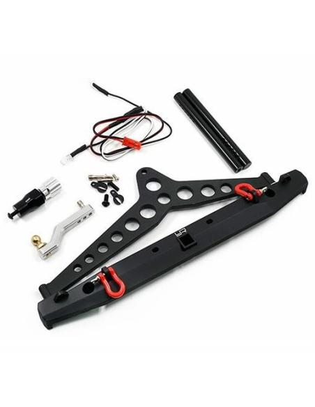 Aluminum Alloy Rear Bumper w/LED Light