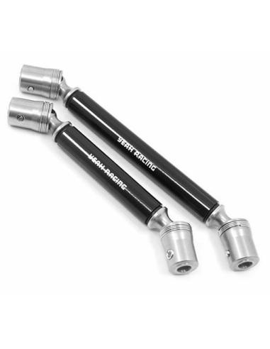 Stainless Steel Front & Rear Center Shaft Set Black For Traxxas TRX-4 (2u)