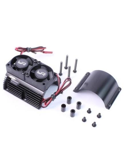 Heat Sink with Twin Tornado High Speed Fans sets 1/8 (Negro)