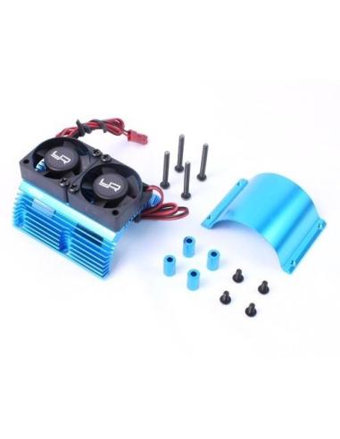 Heat Sink with Twin Tornado High Speed Fans sets 1/8 (Azul)