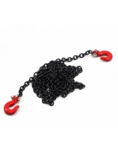 Long Black Chain 96cm with...