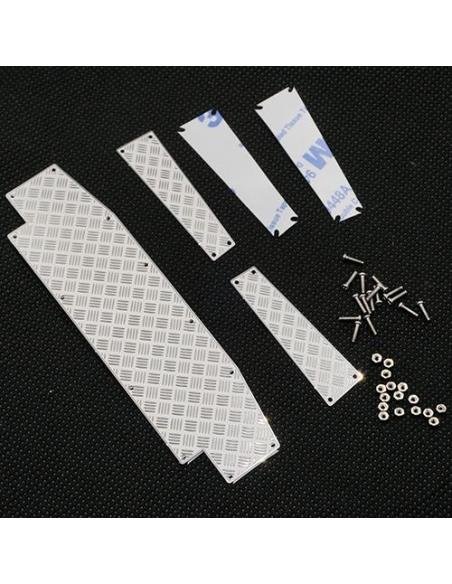 Stainless Steel Front Bumper Diamond Plate for Traxxas TRX-4