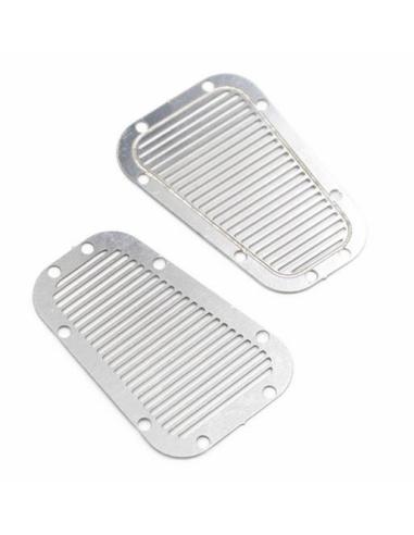 Stainless Steel Front Hood Vent Plate for Traxxas TRX-4