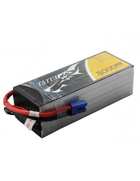 Tattu 8000mAh 22.2V 25C 6S1P Lipo Battery pack