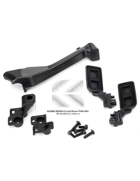 Mirrors, side (left & right)/ snorkel/ mounting hardware TRX-4.
