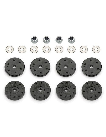 AS89353 Piston amortiguador Big Bore - 16mm. para RC-8