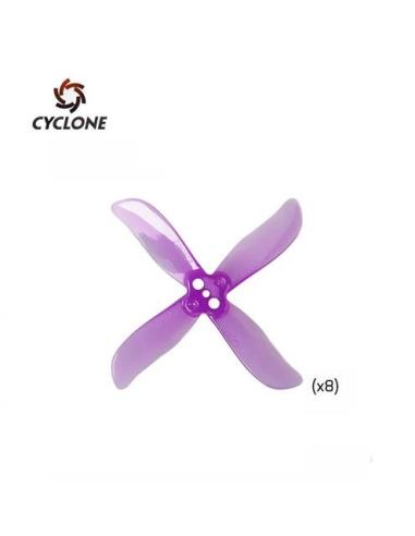 Hélice Cuatripala CYCLONE Q2035C - Lila (8u)