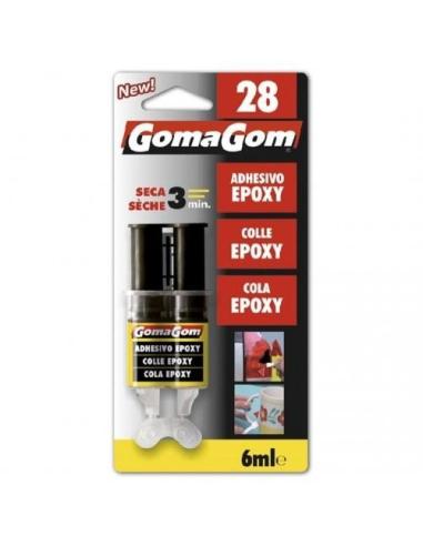 Pegamento GOMAGOM EPOXI-DOBLE COMPONENTE 6ML Nº28