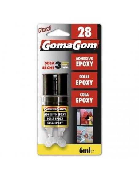 Pegamento GOMAGOM EPOXI-DOBLE COMPONENTE 6ML Nº28