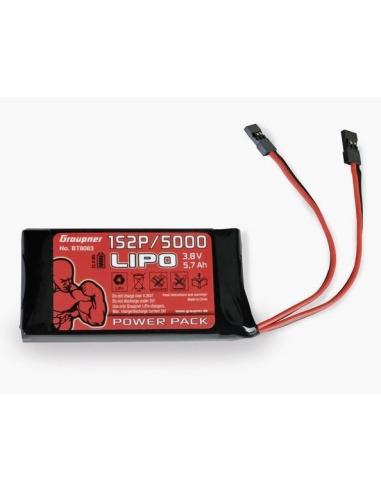 Bateria LiPo 1S2P/5000 3,8 V TX 21Wh