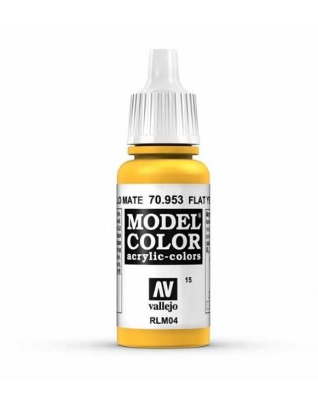 70.953 - Pintura Vallejo Model Color - Amarillo Mate (17ml)