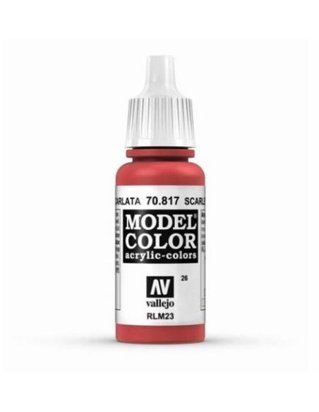 70.817 - Pintura Vallejo Model Color - Escarlata (17ml)