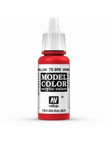 70.909 - Pintura Vallejo Model Color - Bermellón (17ml)