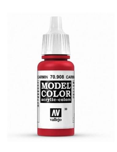 70.908 - Pintura Vallejo Model Color - Rojo carmín (17ml)