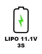 Baterías LiPo 3S 11.1V