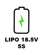 Baterías LiPo 5S 18.5V