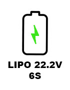 Baterías LiPo 6S 22.2V