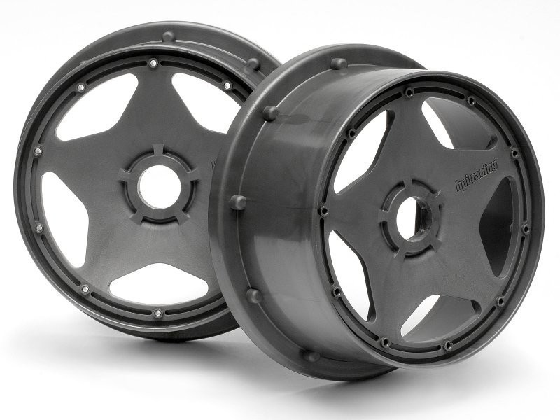 SUPER STAR WHEEL GUNMETAL (120x60mm/2pcs/)