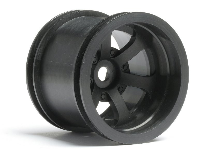 SCORCH 6-SPOKE WHEEL BLACK _2.2in/55_50__/2pc