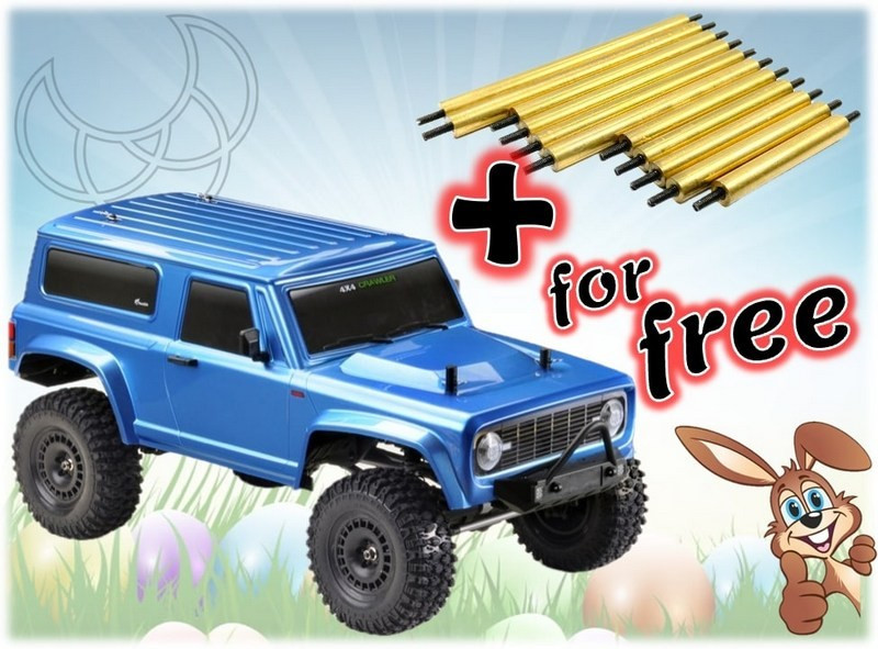 1:10 Crawler CR3.4eco "SHERPA" RTR + 4-Link Brass Rods