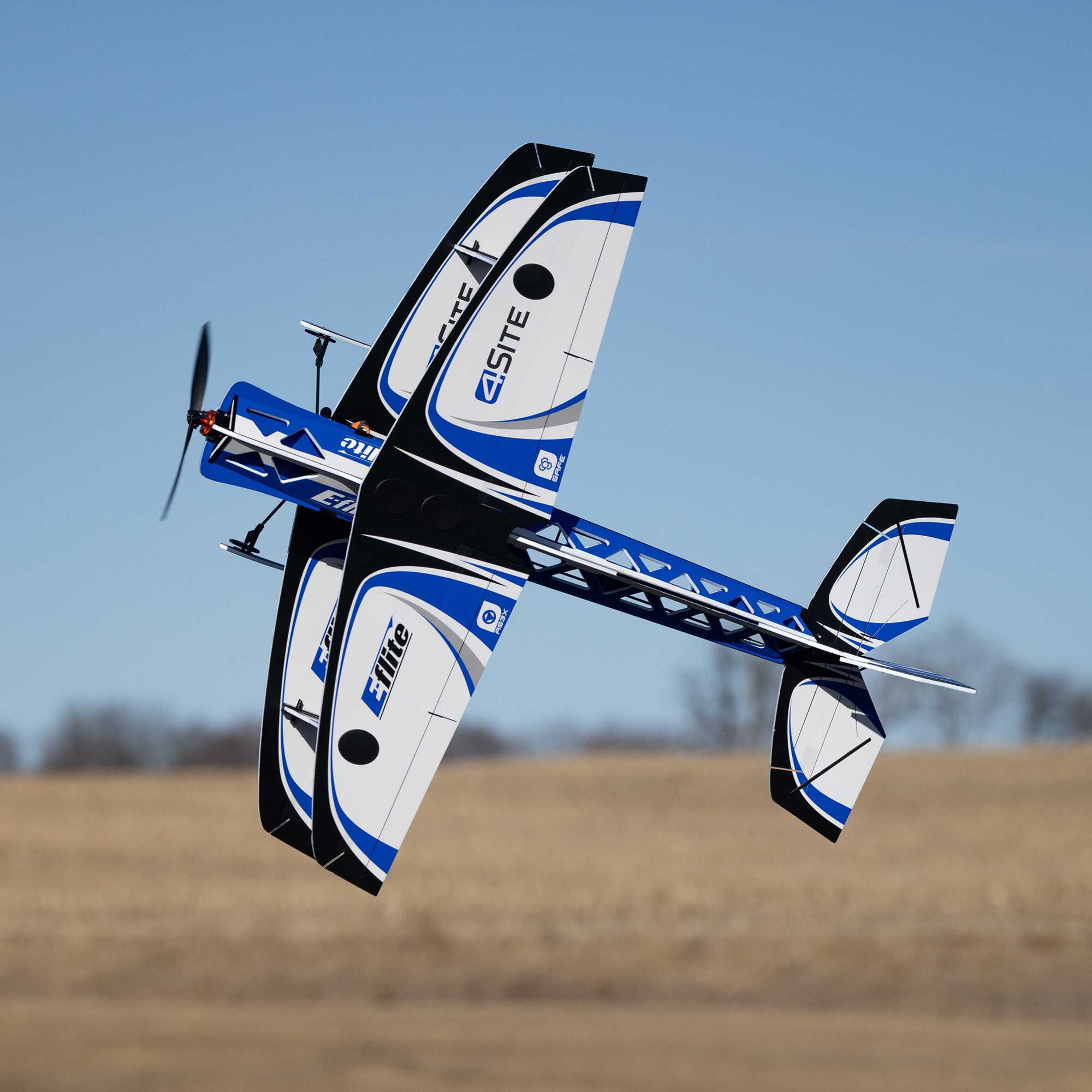 4-Site 3D FF (Flat Foamy) 800mm BNF Basic with AS3X+ and SAFE Select