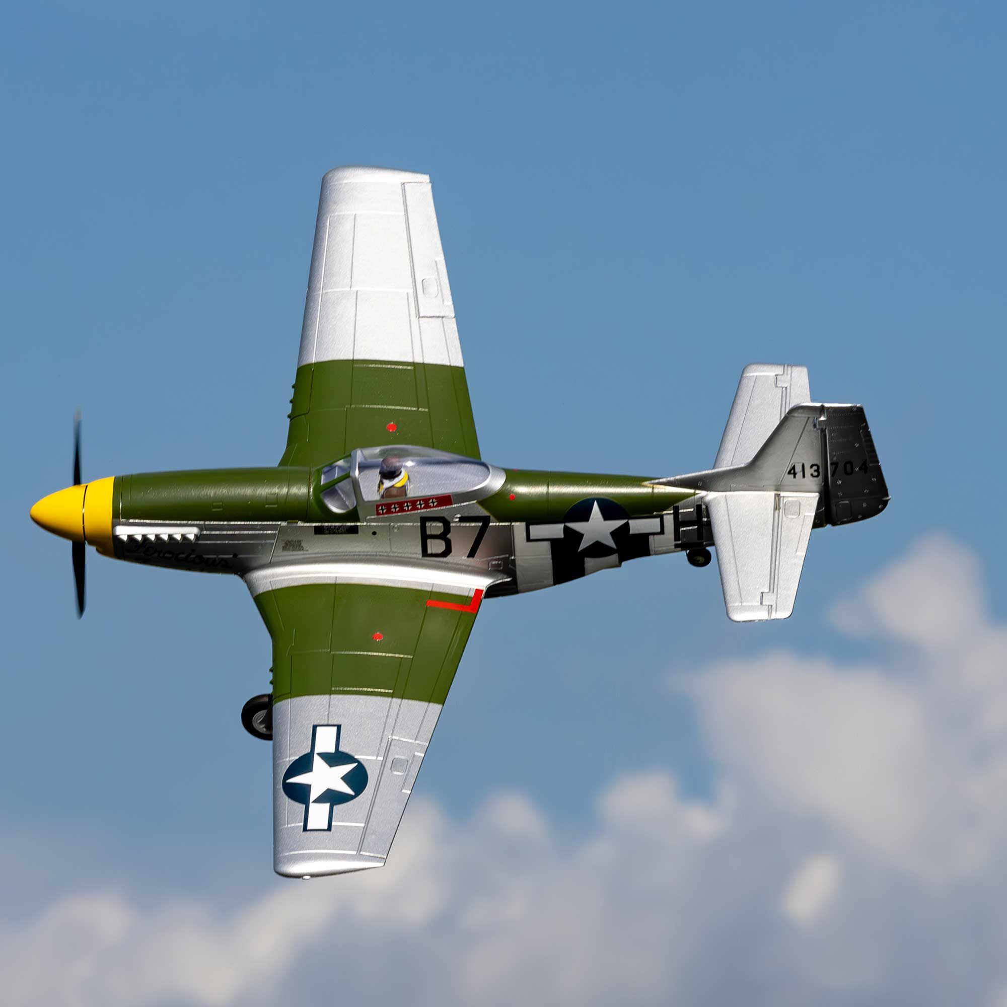 P-51D Mustang 1.0m BNF Basic with AS3X+ and SAFE Select