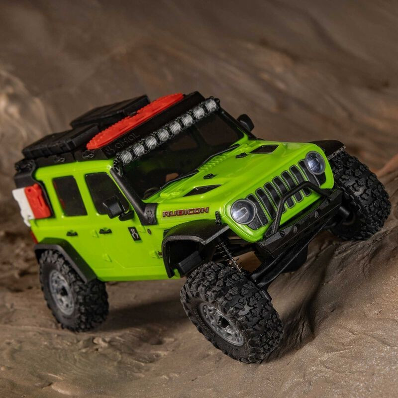 1/30 SCX30 Jeep Wrangler JLU 4X4 RTR Brushed Rock Crawler (Battery & Charger Included)  Green