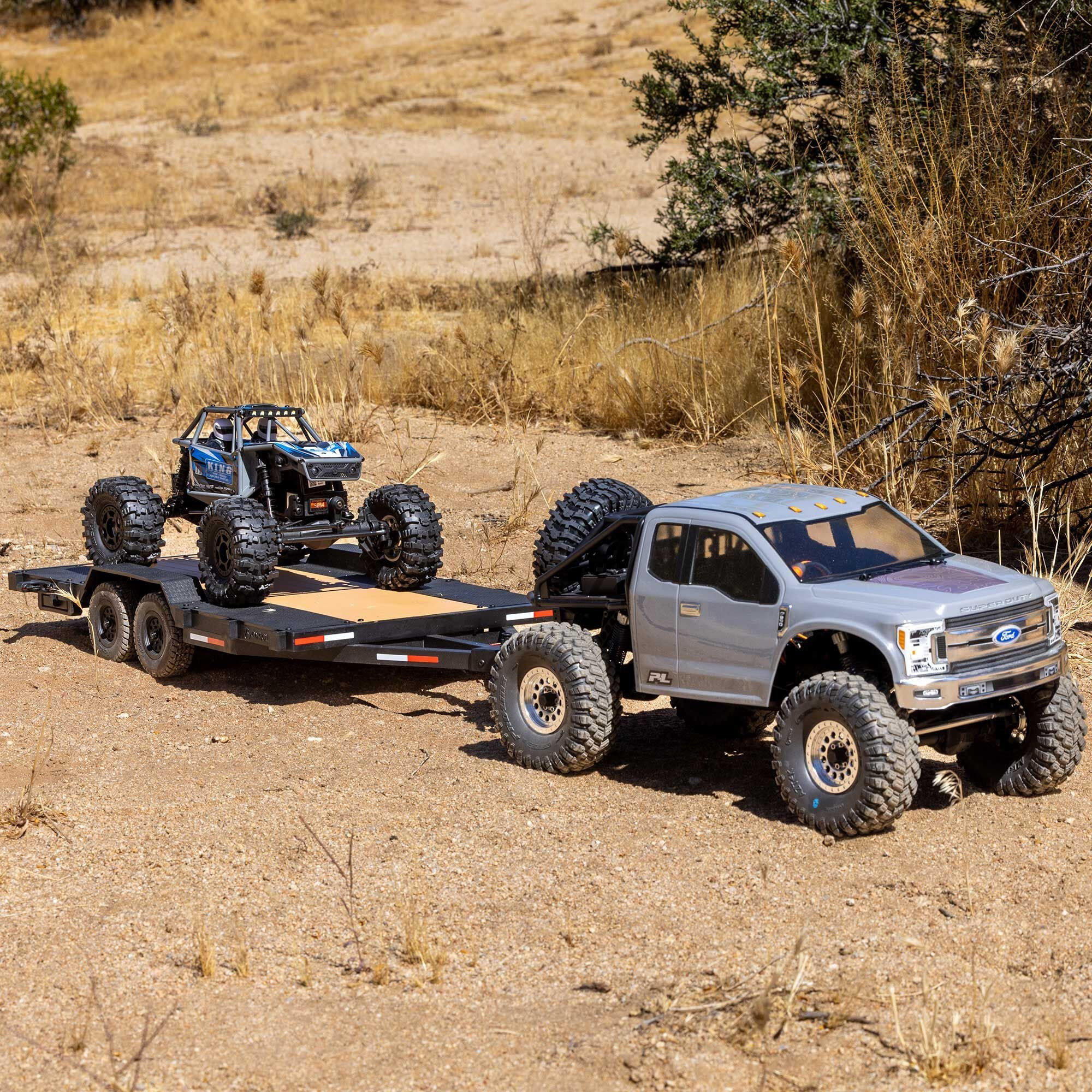 Axial 1-10 SCX10 Flat Bed Vehicle Trailer