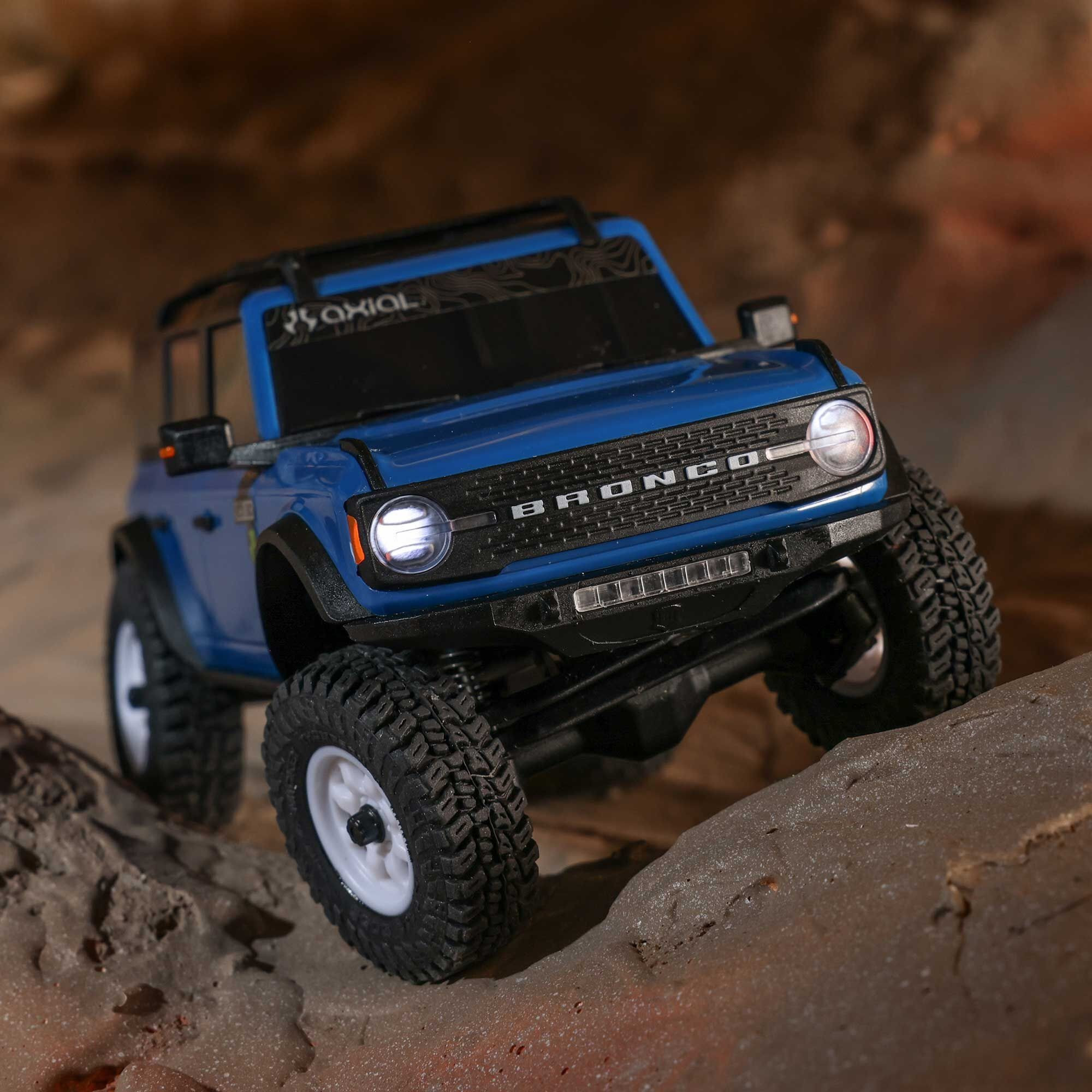Axial 1/30 SCX30 Ford Bronco 4X4 Brushed RTR Axial 1/30 SCX30 Ford Bronco 4X4 RTR Brushed Rock Crawler (Battery & Charge