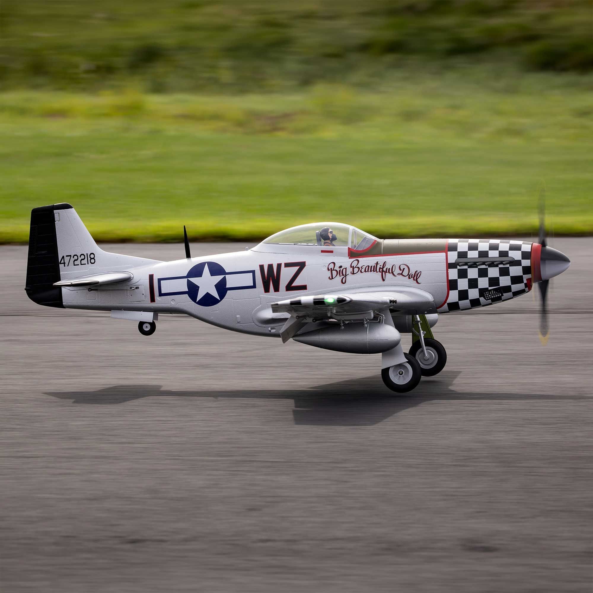 E-flite P-51D Mustang "Big Beautiful Doll" 1.5m PNP