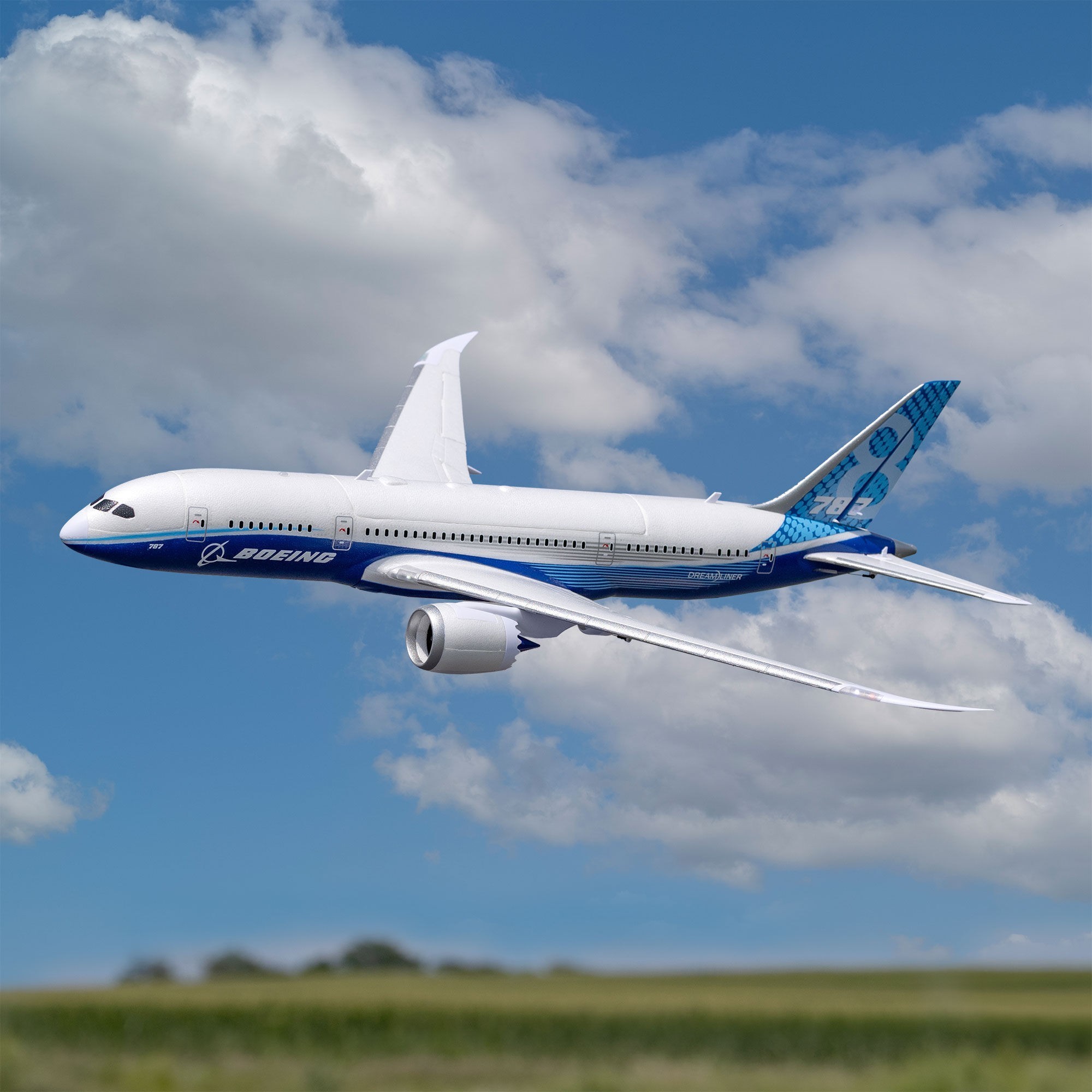 E-flite Micro Boeing 787 Dreamliner Twin 30mm EDF BNF Basic with AS3X and SAFE Select