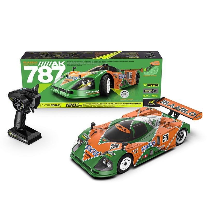 Rlaarlo 1-10 Metal Version Brushless RTR On-Road Cars  Supercar AK-787 - Metal Version - Orange