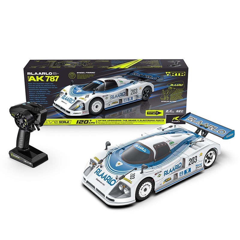 Rlaarlo 1-10 Metal Version Brushless RTR On-Road Cars  Supercar AK-787 - Metal Version - Blue